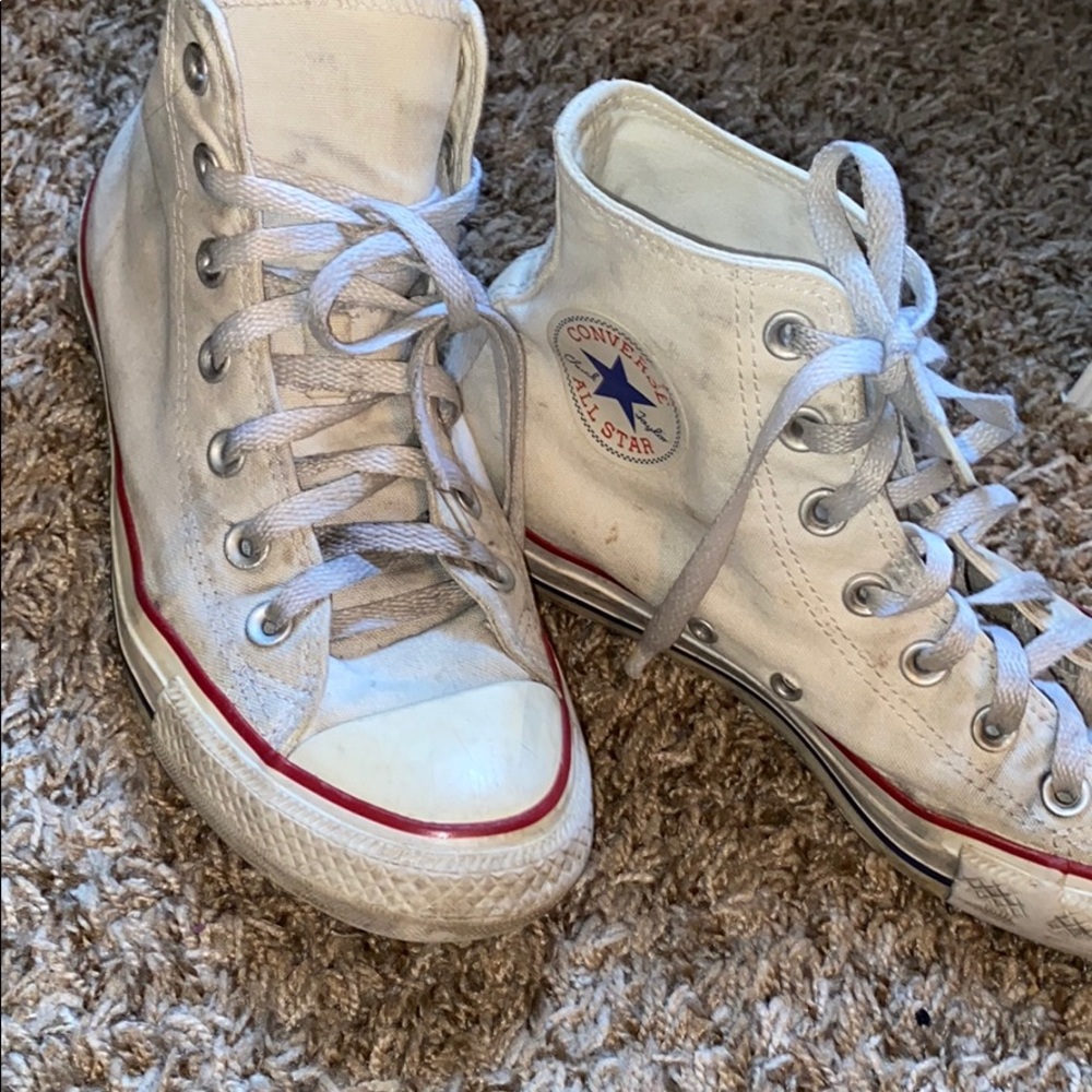 White high top converse